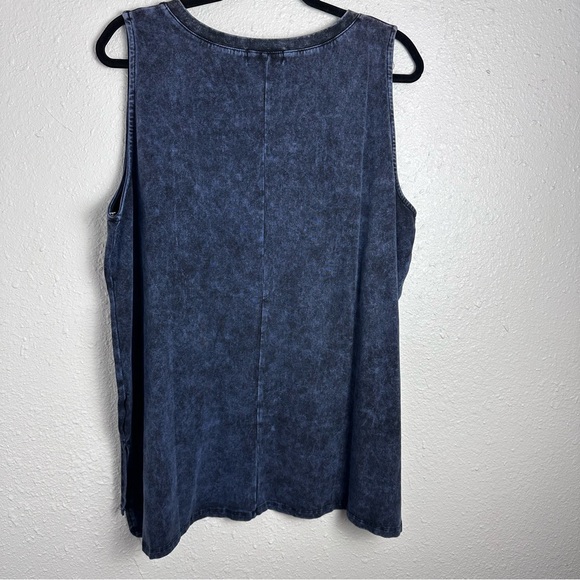 Zenana Outfitters Women's Sleeveless Tank Top - Dark Blue - Picture 5 of 5